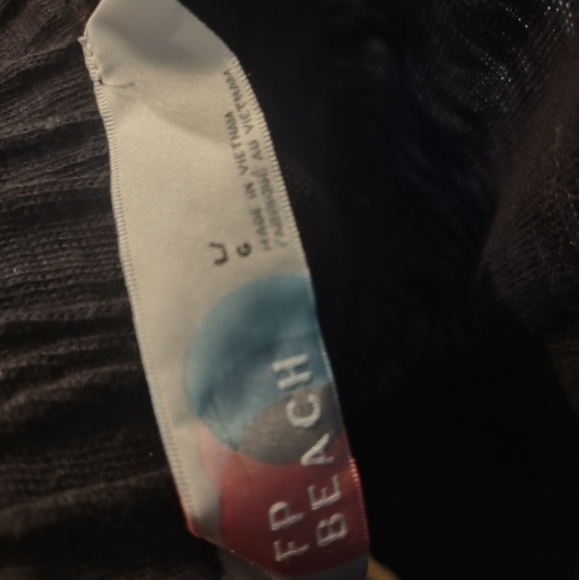 NWT Free People Long Sleeve Black Dress- Large - Picture 4 of 8